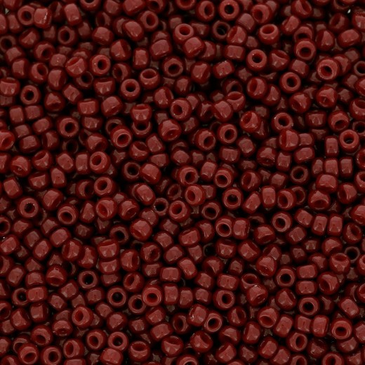 Duracoat Opaque Jujube, Miyuki 8/0 Seed Beads, 22g, Colour 4469