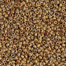 Opaque Brown Picasso Miyuki 11/0 Seed Beads, 250g, Colour 4517