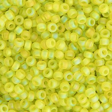 Chartreuse Transparent AB Matte, Miyuki 11/0 Seed Beads, Colour 0143FR, 22g Appr...