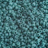 Turquoise Green Opaque Matte Miyuki 11/0 Seed Beads, 250g, Colour 0412F