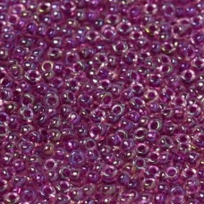 Bulk Bag Magenta Fancy Lined Size 11/0 Miyuki Seed beads, Colour 3529, 250g