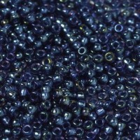 Han Blue Fancy Lined Size 11/0 Miyuki Seed beads, Colour 3539, 22g approx.