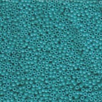 Miyuki Size 11 Seed Beads, Special Dyed Turquoise, Colour 2050, 22g Approx.