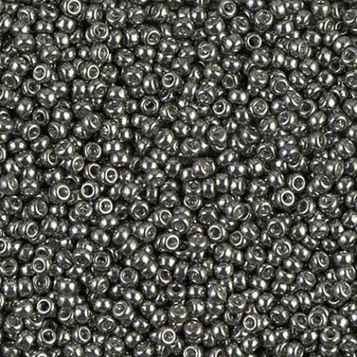 Galvanized Dark Steel -1087, Miyuki 11/0, 250gr Bag