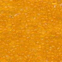 Transparent Light Orange, Miyuki 11/0 Seed Beads, Colour 0137, 22g Approx.