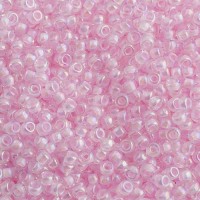 Pink Lined Crystal AB, Colour-0272, Miyuki 11/0, 22g