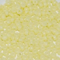 Opaque Light Lemon Ice Duracoat, Miyuki size 8/0 Seed Beads, Colour 4451, 250 Grams