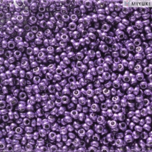 Duracoat Galvanised Dark Lilac Miyuki 11/0 Seed Beads, Colour 5109, 22g approx.