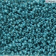 Duracoat Galvanised Capri Blue Miyuki 11/0 Seed Beads, Colour 5113, 22g approx.