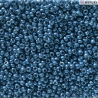 Duracoat Galvanised Deep Aqua Blue Miyuki 11/0 Seed Beads, Colour 5116, 100g Wholesale pack