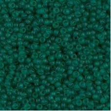 Transparent Emerald Matte, Miyuki 11/0 Seed Beads, Colour 0147F, 22g Approx.