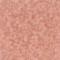 Transparent Pale Pink Matte, Miyuki 11/0 Seed Beads, Colour 0155F, 22g Approx.