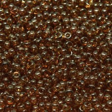 Brown transparent gold luster Miyuki 11/0 seed beads, Colour 0310,  22g approx.