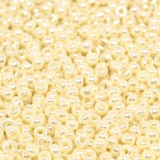 Opaque pearl ceylon luster Miyuki 11/0 seed beads, Colour 0440,  22g approx.