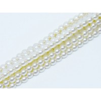 Dark  Cream 3mm Glass Pearls, Pack of 150