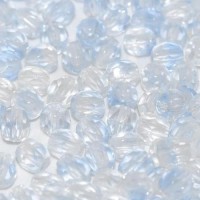 Baby Blue Opal 4mm Firepolished beads, 100pcs approx.