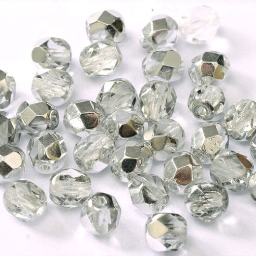 Crystal Labrador  Fire polished 3mm, 120 pcs of loose Beads