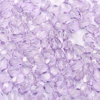 Light Purple 4mm Firepolished beads, 120pcs approx.