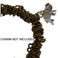 Chain Link Elasticated Bracelet  18cm Brass Oxide w/Jump Ring