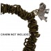 Chain Link Elasticated Bracelet  18cm Brass Oxide w/Jump Ring