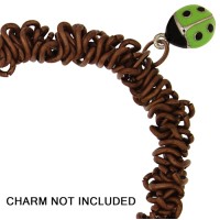 Elasticated Chain Link Bracelet  18cm Copper w/Jump Ring 