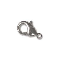 12mm Silver Plated Lobster Clasps, Pack of 6