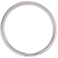 34 mm Nickel Colour Split Rings, Pack of 10pcs