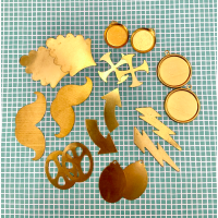 Brass Blanks Bundle - Shapes, 18 Pcs