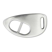 Antique Silver Buckle Clasp  for leather. Clasp measures 21mm x 40mm, (ID 10mm x2mm)