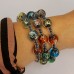 Silver Foiled Bead Wrap Around Bracelet Kit