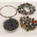 Silver Foiled Bead Wrap Around Bracelet Kit