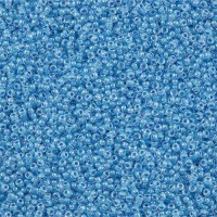 Miyuki Seed Beads - Inside Colour Sky blue/Lined Faded Denim Miyuki Size 8/0 Colour 221, 250gm 