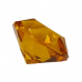 15.5mm Vintage Swarovski High Pointed Chaton SS65 Topaz Unfoiled